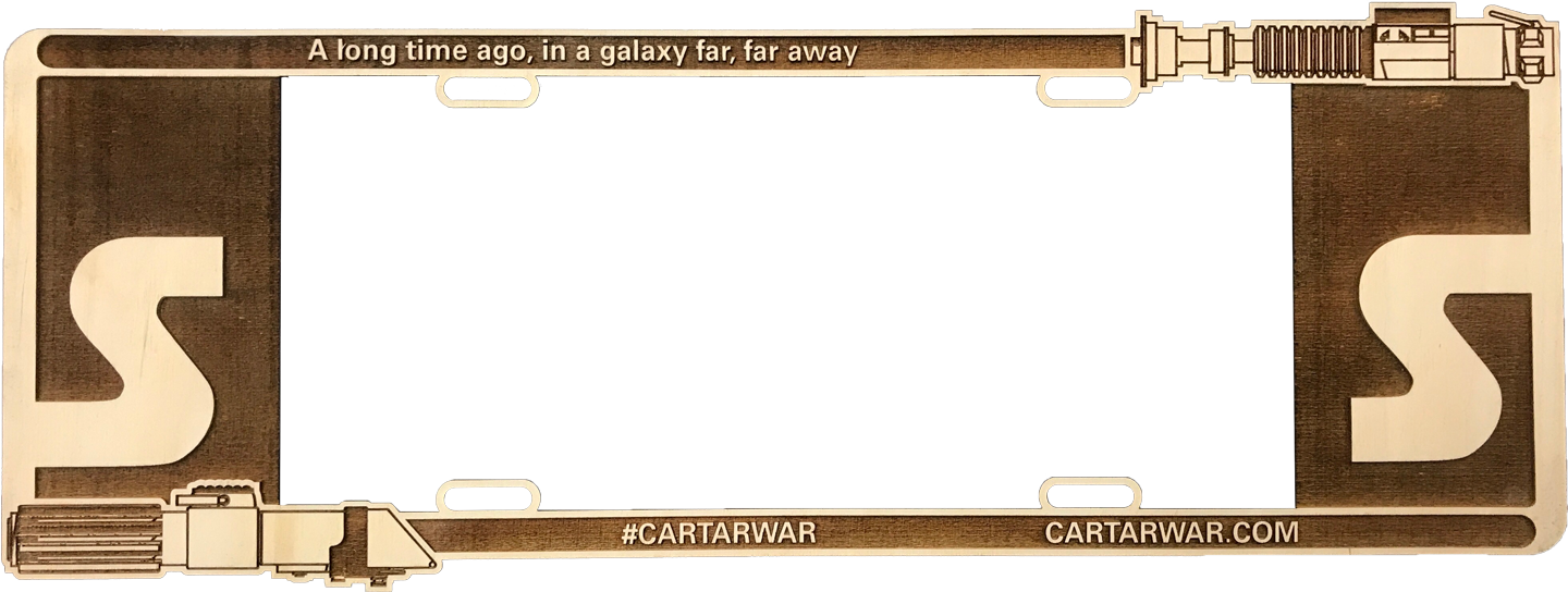 Star Wars License Plate Frame